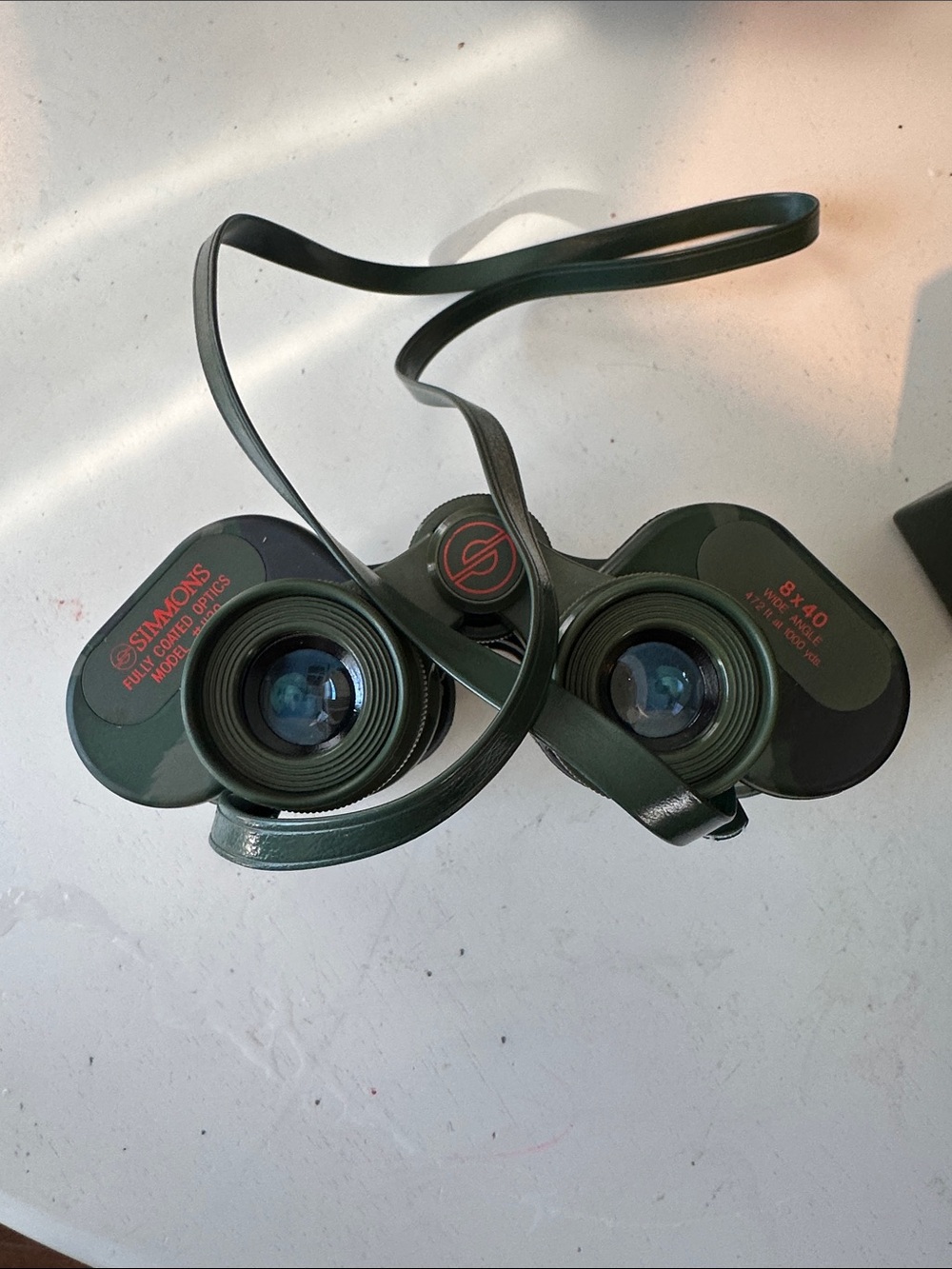 Simons 8x40 Dark Green Binoculars with Neck Strap
